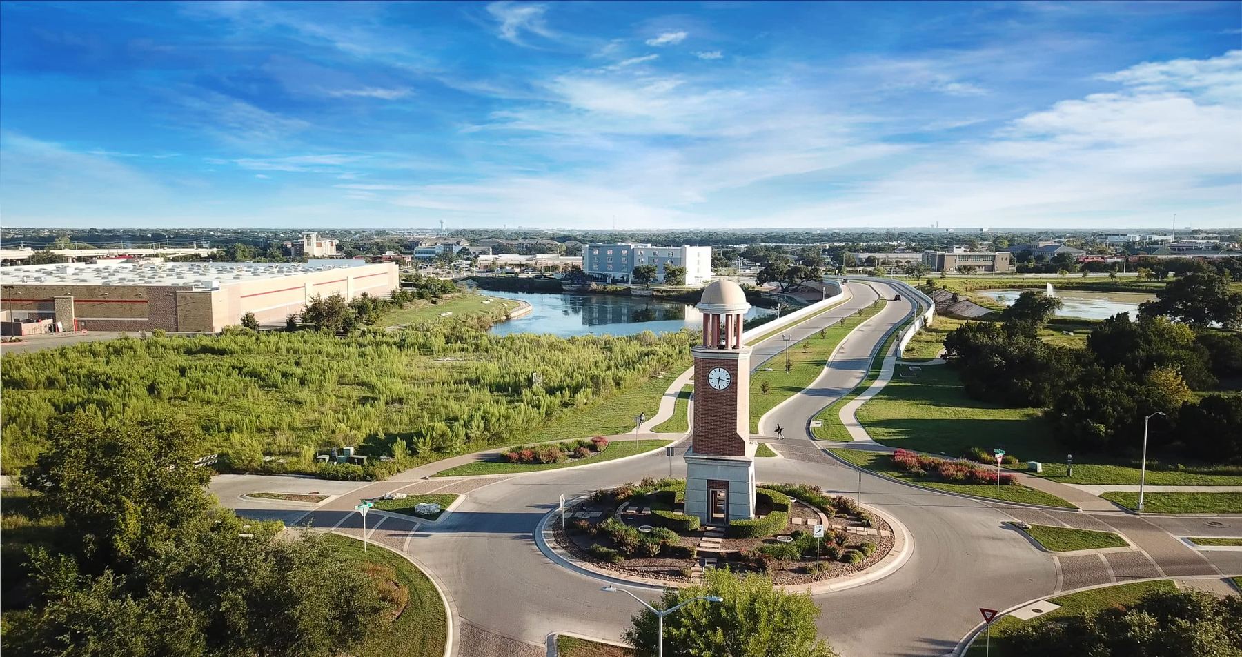 Aerial view of Cedar Park, TX