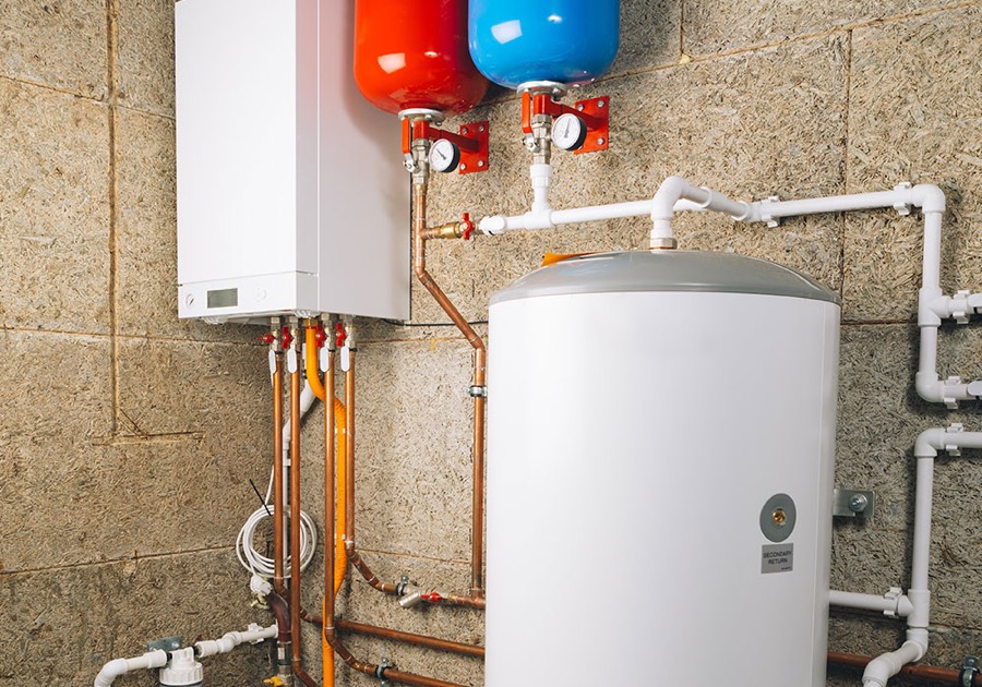 Gas water heater installation
